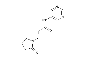 3-(2-ketopyrrolidino)-N-(5-pyrimidyl)propionamide