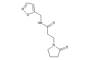 N-(isoxazol-5-ylmethyl)-3-(2-ketopyrrolidino)propionamide