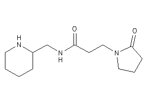 3-(2-ketopyrrolidino)-N-(2-piperidylmethyl)propionamide