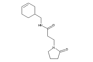 N-(cyclohex-3-en-1-ylmethyl)-3-(2-ketopyrrolidino)propionamide