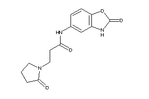 N-(2-keto-3H-1,3-benzoxazol-5-yl)-3-(2-ketopyrrolidino)propionamide