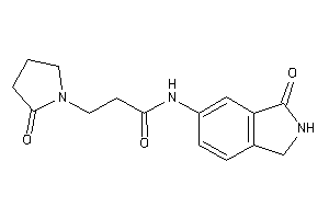 N-(3-ketoisoindolin-5-yl)-3-(2-ketopyrrolidino)propionamide
