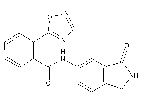 N-(3-ketoisoindolin-5-yl)-2-(1,2,4-oxadiazol-5-yl)benzamide