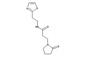 3-(2-ketopyrrolidino)-N-(2-thiazol-2-ylethyl)propionamide