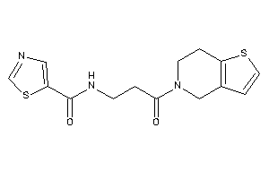 N-[3-(6,7-dihydro-4H-thieno[3,2-c]pyridin-5-yl)-3-keto-propyl]thiazole-5-carboxamide