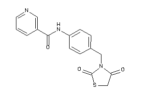 N-[4-[(2,4-diketothiazolidin-3-yl)methyl]phenyl]nicotinamide