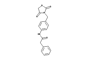 N-[4-[(2,4-diketothiazolidin-3-yl)methyl]phenyl]-2-phenyl-acetamide