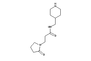 3-(2-ketopyrrolidino)-N-(4-piperidylmethyl)propionamide