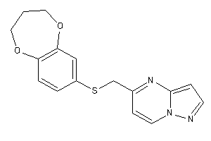 5-[(3,4-dihydro-2H-1,5-benzodioxepin-7-ylthio)methyl]pyrazolo[1,5-a]pyrimidine