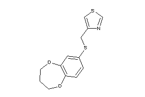 4-[(3,4-dihydro-2H-1,5-benzodioxepin-7-ylthio)methyl]thiazole