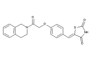 5-[4-[2-(3,4-dihydro-1H-isoquinolin-2-yl)-2-keto-ethoxy]benzylidene]thiazolidine-2,4-quinone