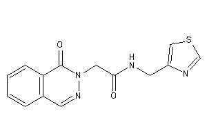 2-(1-ketophthalazin-2-yl)-N-(thiazol-4-ylmethyl)acetamide