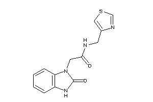 2-(2-keto-3H-benzimidazol-1-yl)-N-(thiazol-4-ylmethyl)acetamide