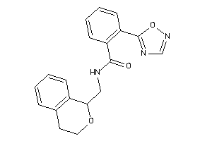 N-(isochroman-1-ylmethyl)-2-(1,2,4-oxadiazol-5-yl)benzamide