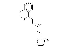 Image of N-(isochroman-1-ylmethyl)-3-(2-ketopyrrolidino)propionamide