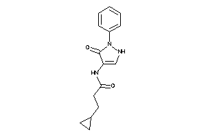 3-cyclopropyl-N-(5-keto-1-phenyl-3-pyrazolin-4-yl)propionamide