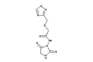 N-(2,5-diketoimidazolidin-1-yl)-2-(1,2,4-oxadiazol-3-ylmethylthio)acetamide