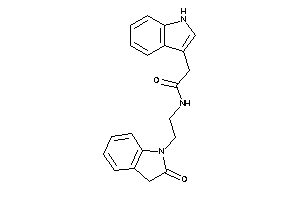 2-(1H-indol-3-yl)-N-[2-(2-ketoindolin-1-yl)ethyl]acetamide