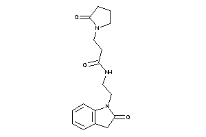 N-[2-(2-ketoindolin-1-yl)ethyl]-3-(2-ketopyrrolidino)propionamide