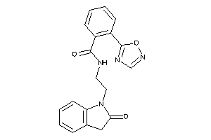 N-[2-(2-ketoindolin-1-yl)ethyl]-2-(1,2,4-oxadiazol-5-yl)benzamide