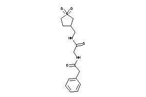 N-[(1,1-diketothiolan-3-yl)methyl]-2-[(2-phenylacetyl)amino]acetamide