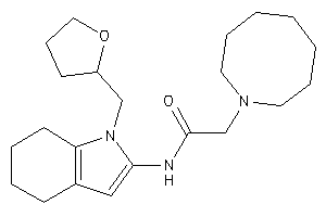 2-(azocan-1-yl)-N-[1-(tetrahydrofurfuryl)-4,5,6,7-tetrahydroindol-2-yl]acetamide