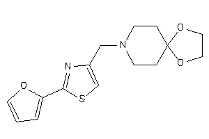 8-[[2-(2-furyl)thiazol-4-yl]methyl]-1,4-dioxa-8-azaspiro[4.5]decane