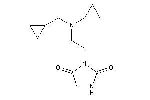 3-[2-[cyclopropyl(cyclopropylmethyl)amino]ethyl]hydantoin