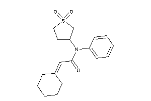 2-cyclohexylidene-N-(1,1-diketothiolan-3-yl)-N-phenyl-acetamide