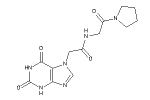 2-(2,6-diketo-3H-purin-7-yl)-N-(2-keto-2-pyrrolidino-ethyl)acetamide