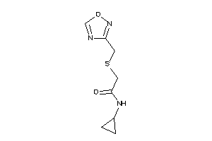 N-cyclopropyl-2-(1,2,4-oxadiazol-3-ylmethylthio)acetamide