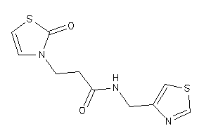 3-(2-keto-4-thiazolin-3-yl)-N-(thiazol-4-ylmethyl)propionamide