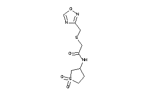 N-(1,1-diketothiolan-3-yl)-2-(1,2,4-oxadiazol-3-ylmethylthio)acetamide