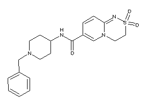 N-(1-benzyl-4-piperidyl)-2,2-diketo-3,4-dihydropyrido[2,1-c][1,2,4]thiadiazine-7-carboxamide