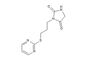 3-[3-(2-pyrimidylthio)propyl]hydantoin