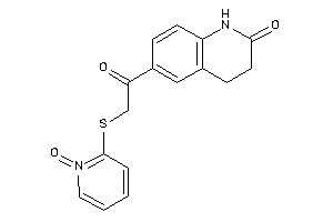 Image of 6-[2-[(1-keto-2-pyridyl)thio]acetyl]-3,4-dihydrocarbostyril