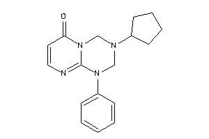 3-cyclopentyl-1-phenyl-2,4-dihydropyrimido[1,2-a][1,3,5]triazin-6-one