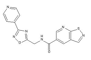 N-[[3-(4-pyridyl)-1,2,4-oxadiazol-5-yl]methyl]isothiazolo[5,4-b]pyridine-5-carboxamide