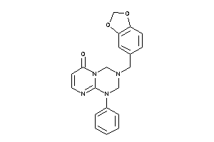 Image of 1-phenyl-3-piperonyl-2,4-dihydropyrimido[1,2-a][1,3,5]triazin-6-one