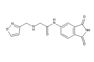 N-(1,3-diketoisoindolin-5-yl)-2-(isoxazol-3-ylmethylamino)acetamide