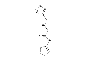 N-cyclopenten-1-yl-2-(isoxazol-3-ylmethylamino)acetamide