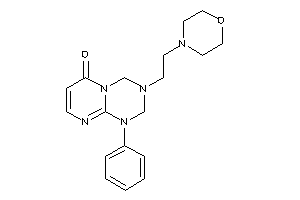 Image of 3-(2-morpholinoethyl)-1-phenyl-2,4-dihydropyrimido[1,2-a][1,3,5]triazin-6-one