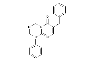 7-benzyl-1-phenyl-3,4-dihydro-2H-pyrimido[1,2-a][1,3,5]triazin-6-one