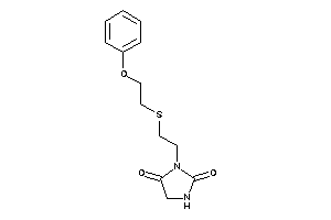 3-[2-(2-phenoxyethylthio)ethyl]hydantoin