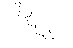 N-cyclopropyl-2-(1,2,4-oxadiazol-5-ylmethylthio)acetamide