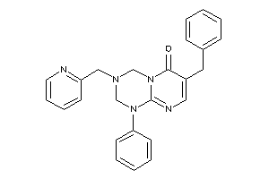 7-benzyl-1-phenyl-3-(2-pyridylmethyl)-2,4-dihydropyrimido[1,2-a][1,3,5]triazin-6-one