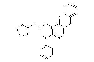 7-benzyl-1-phenyl-3-(tetrahydrofurfuryl)-2,4-dihydropyrimido[1,2-a][1,3,5]triazin-6-one