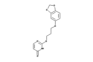 2-[3-(1,3-benzodioxol-5-yloxy)propylthio]-1H-pyrimidin-6-one