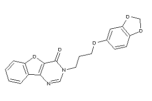 3-[3-(1,3-benzodioxol-5-yloxy)propyl]benzofuro[3,2-d]pyrimidin-4-one