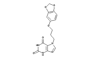 7-[3-(1,3-benzodioxol-5-yloxy)propyl]xanthine